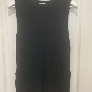 H by Halston Black Knit Tank Top